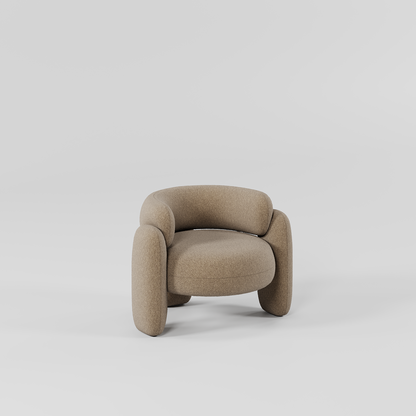 Lino Armchair Brown By Gusto