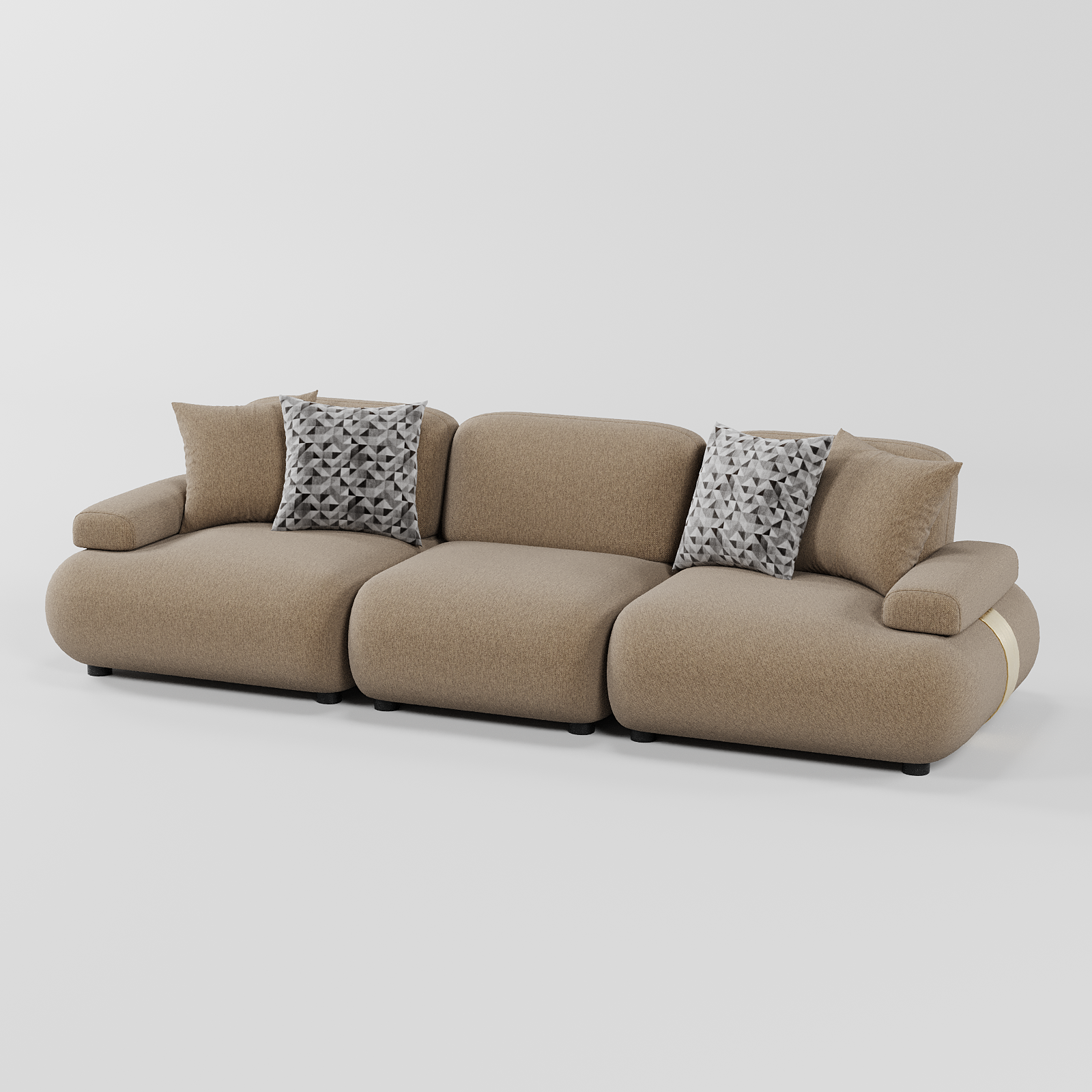 Nube Sofa Beige By Gusto
