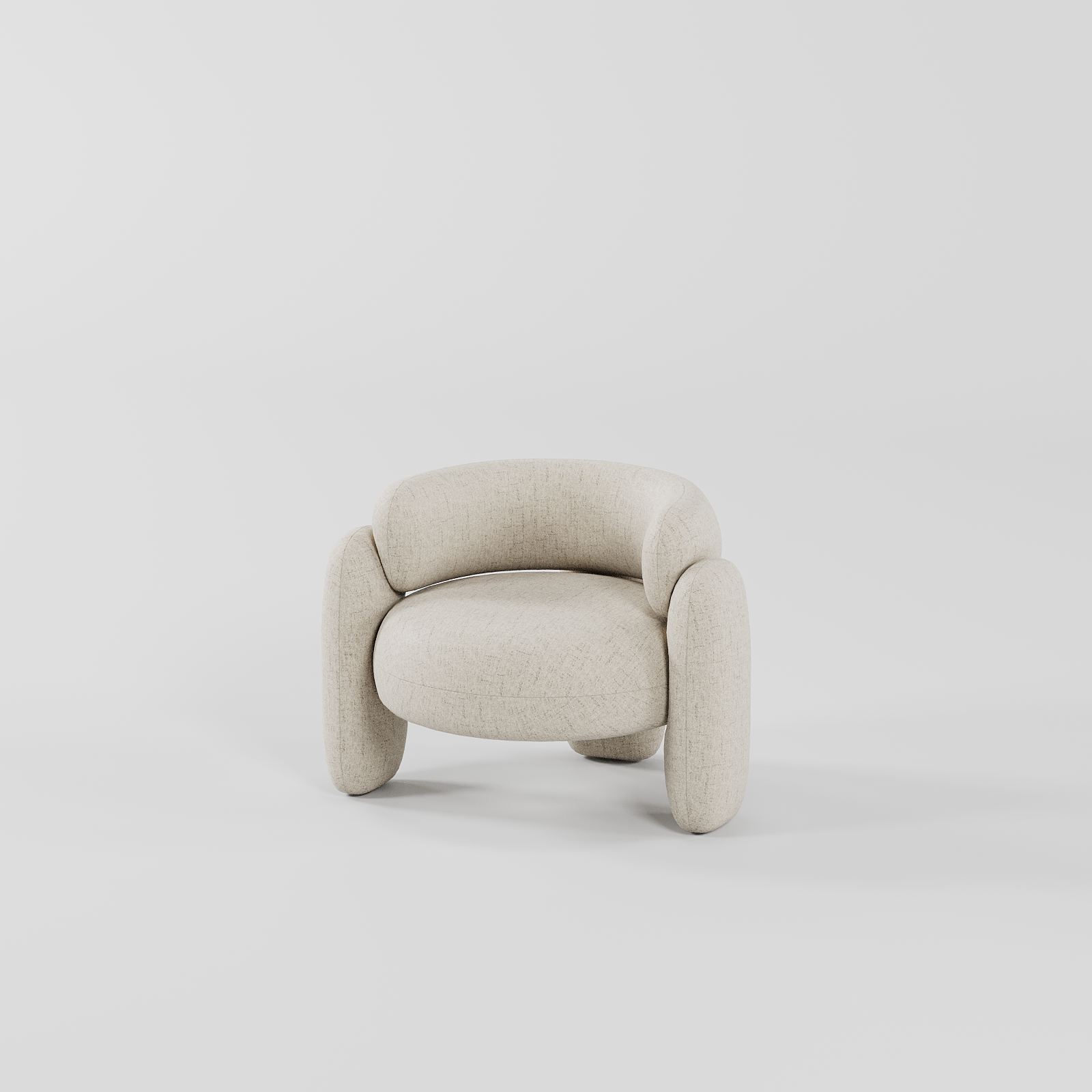 Lino Armchair White By Gusto