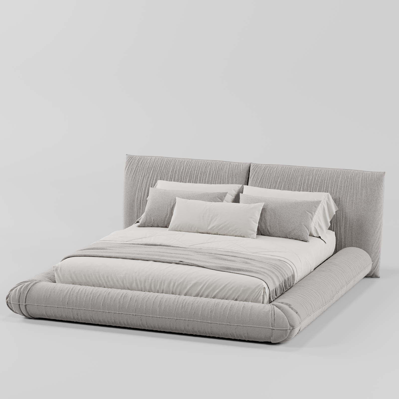 Lusso Bed Grey By Gusto