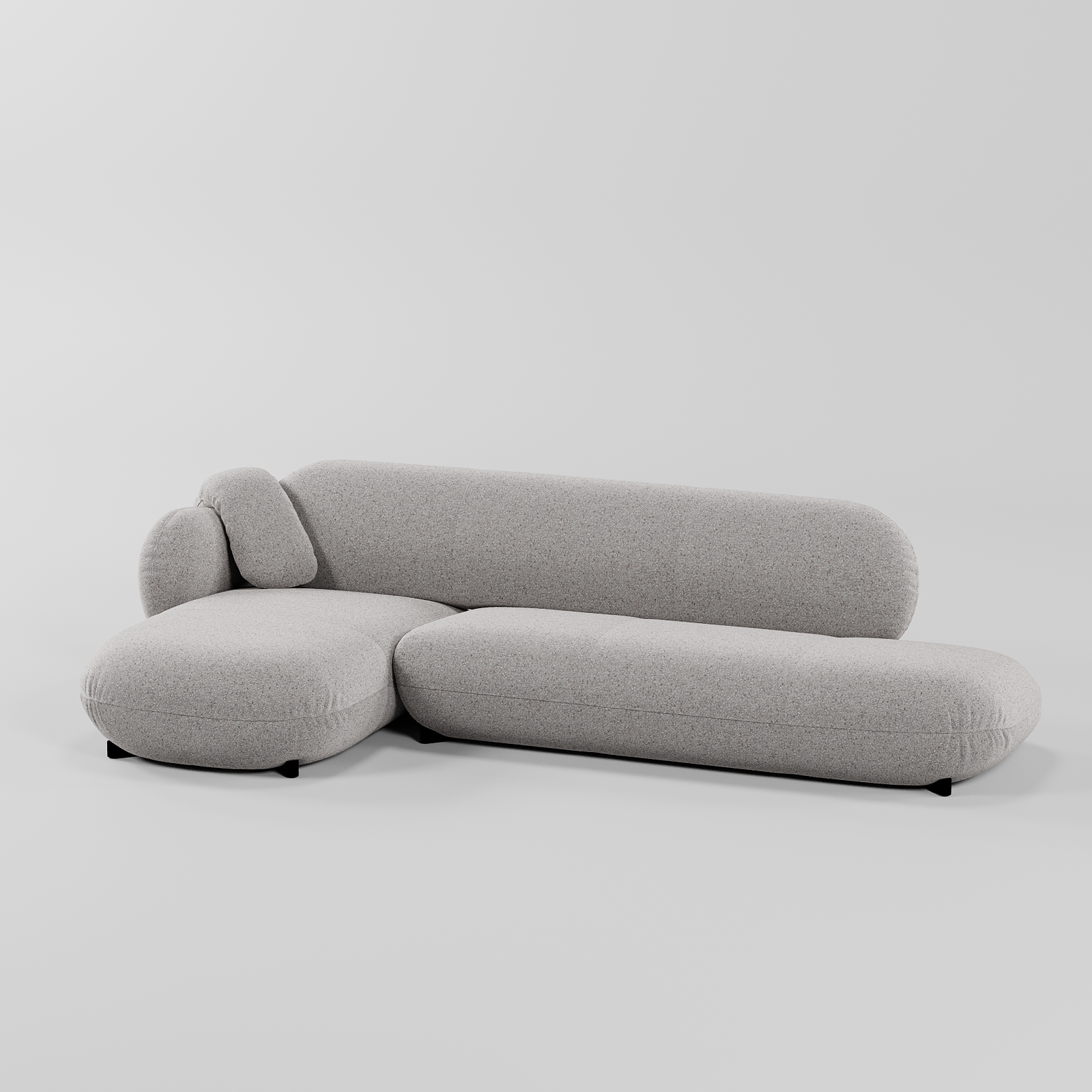 Sera L Shape Sofa Sterling By Gusto