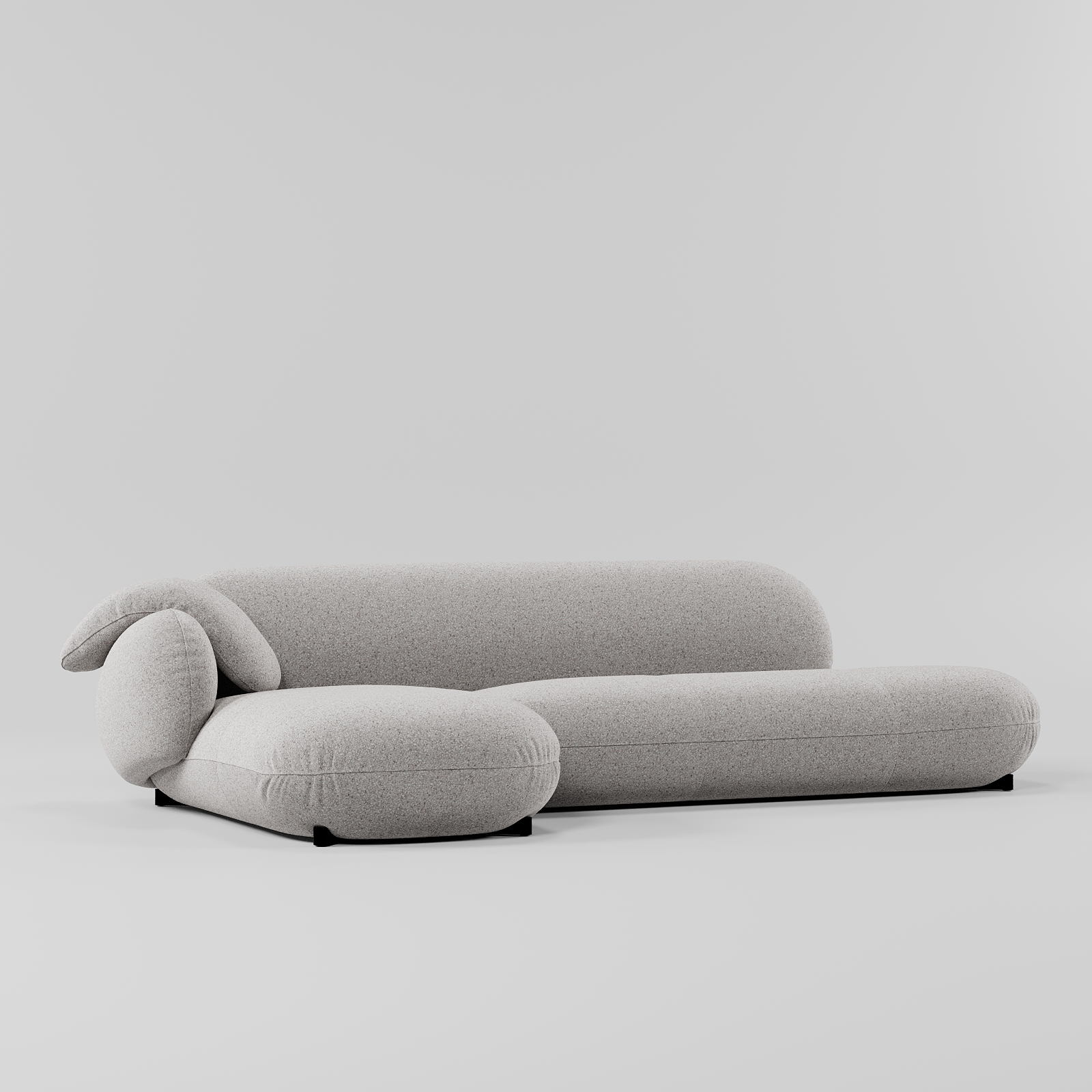 Sera L Shape Sofa Sterling By Gusto