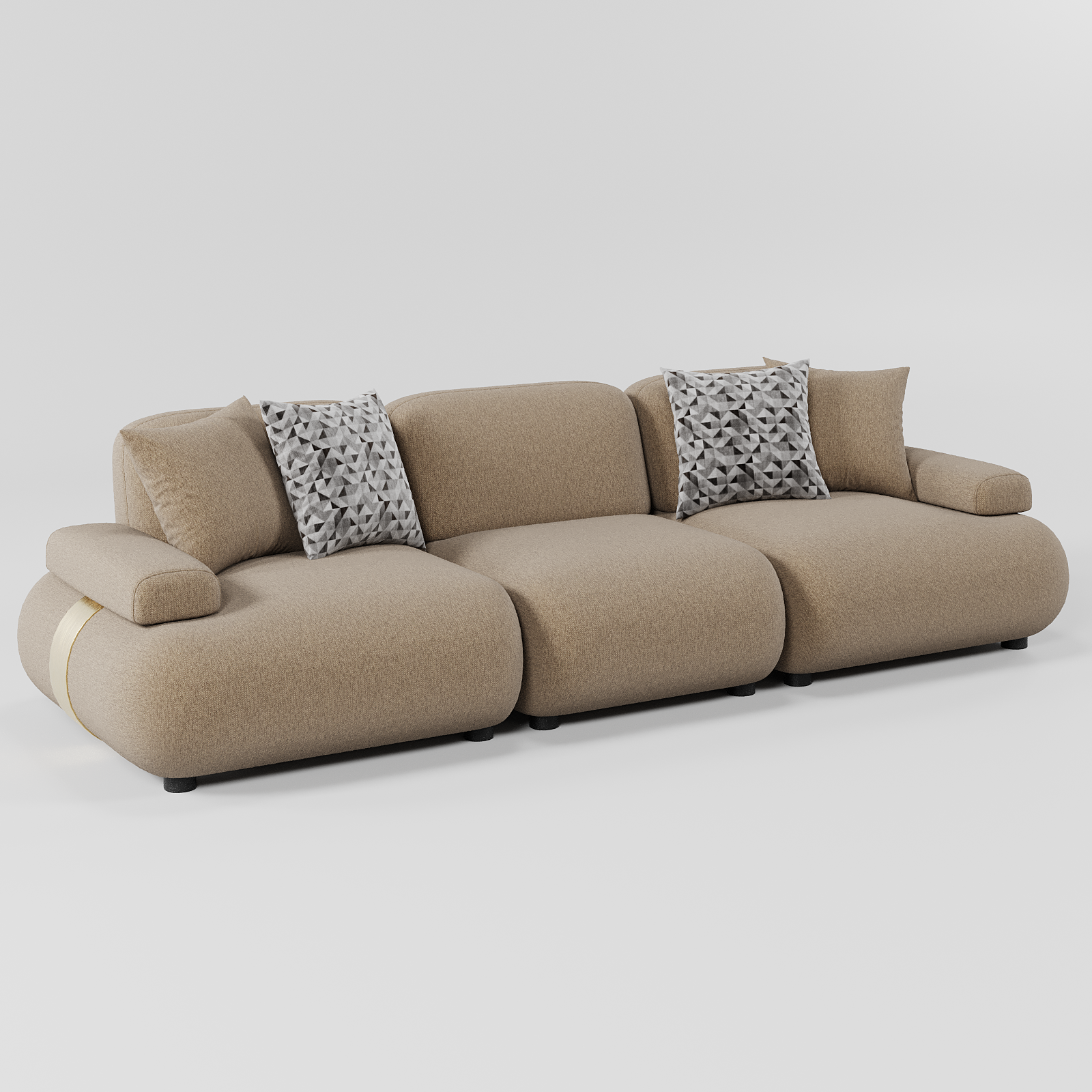 Nube Sofa Beige By Gusto