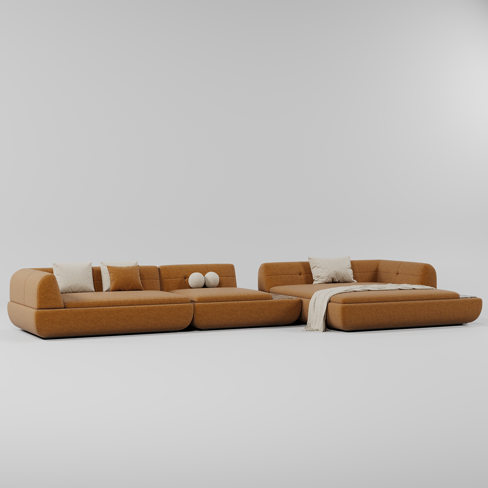 Nivo L Shape Sofa Terra By Gusto
