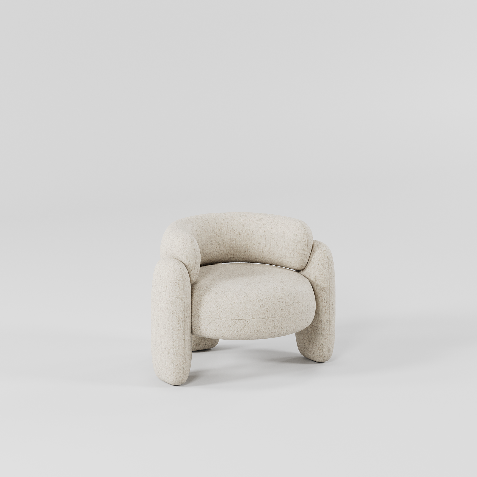 Lino Armchair White By Gusto