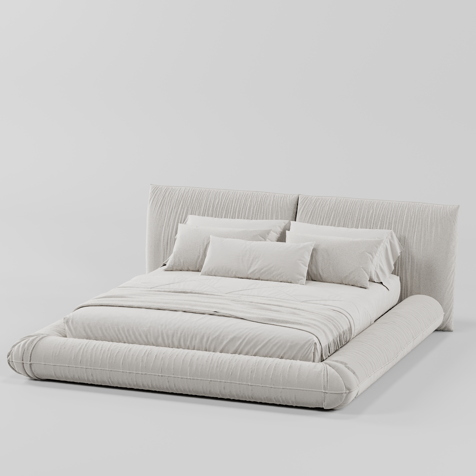 Lusso Bed Beige By Gusto