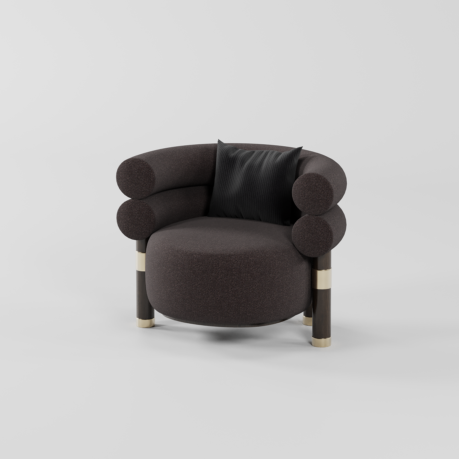Naro Armchair Black By Gusto