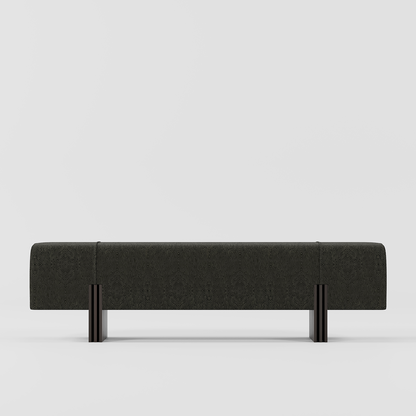 Lario Bench Charcoal By Gusto
