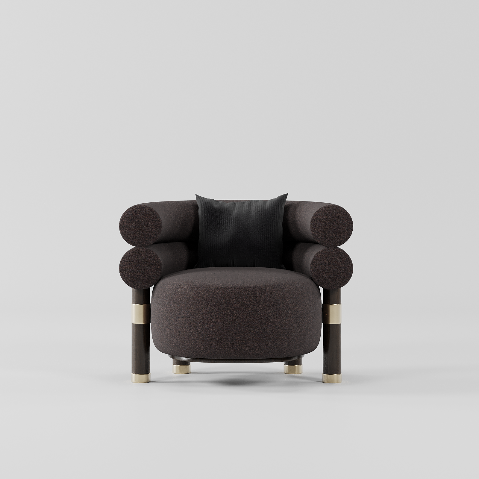 Naro Armchair Black By Gusto