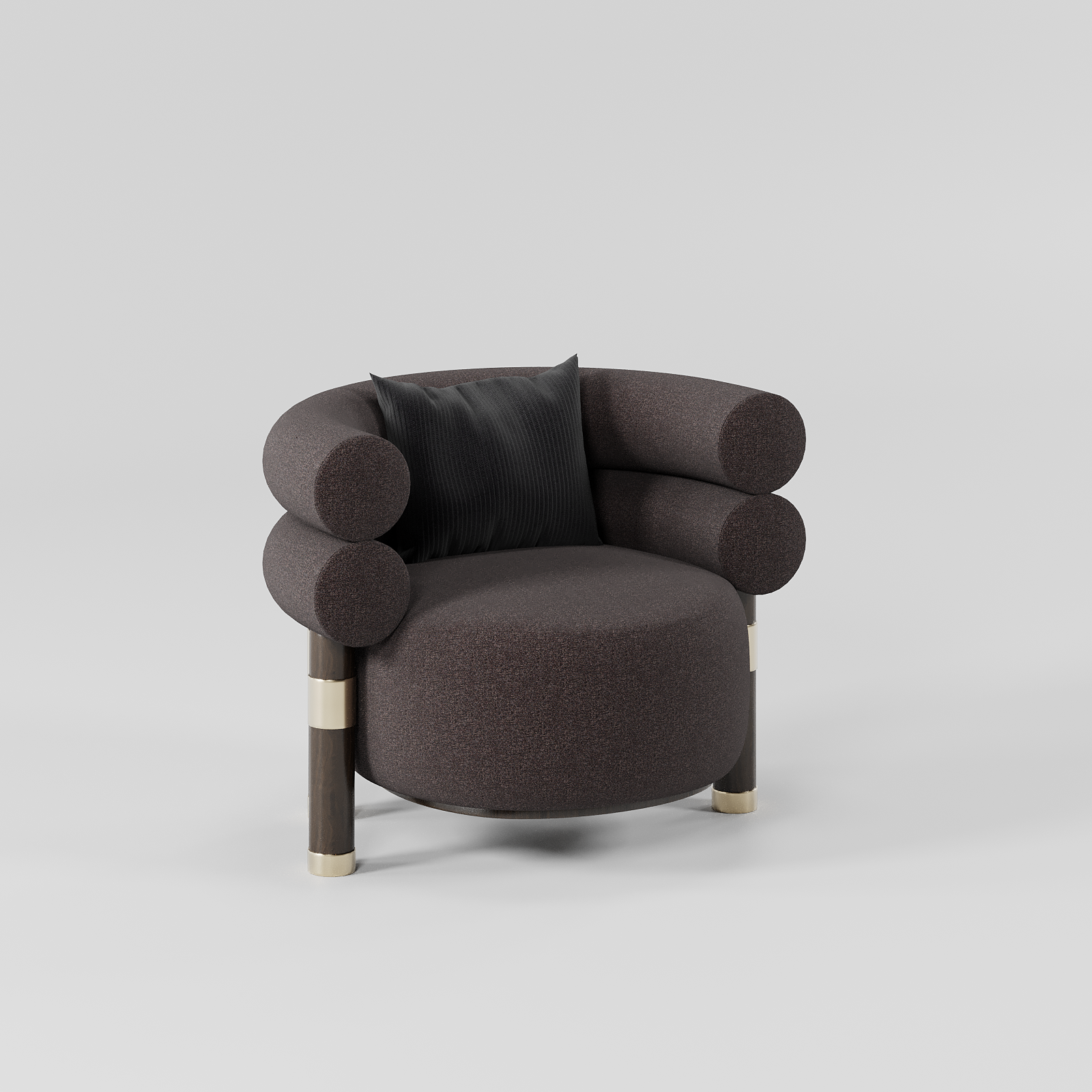 Naro Armchair Black By Gusto