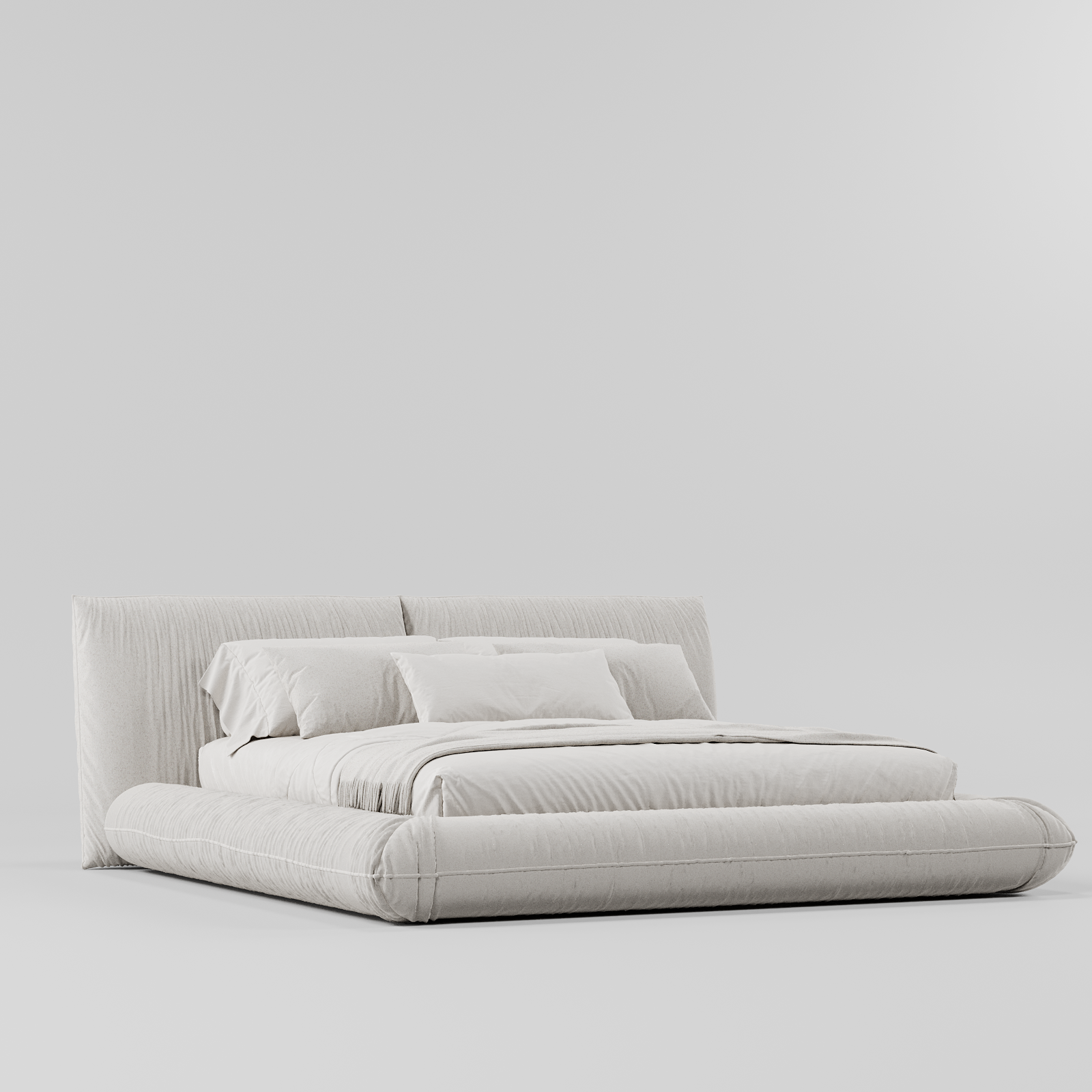 Lusso Bed Beige By Gusto