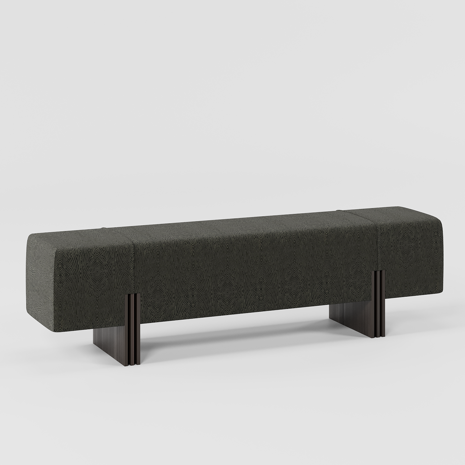 Lario Bench Charcoal By Gusto