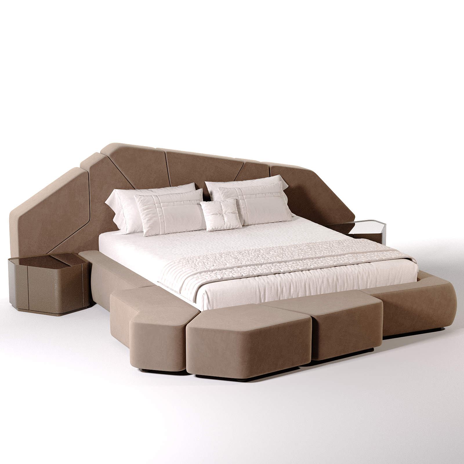 S.K.J. Modern Luxury Bed