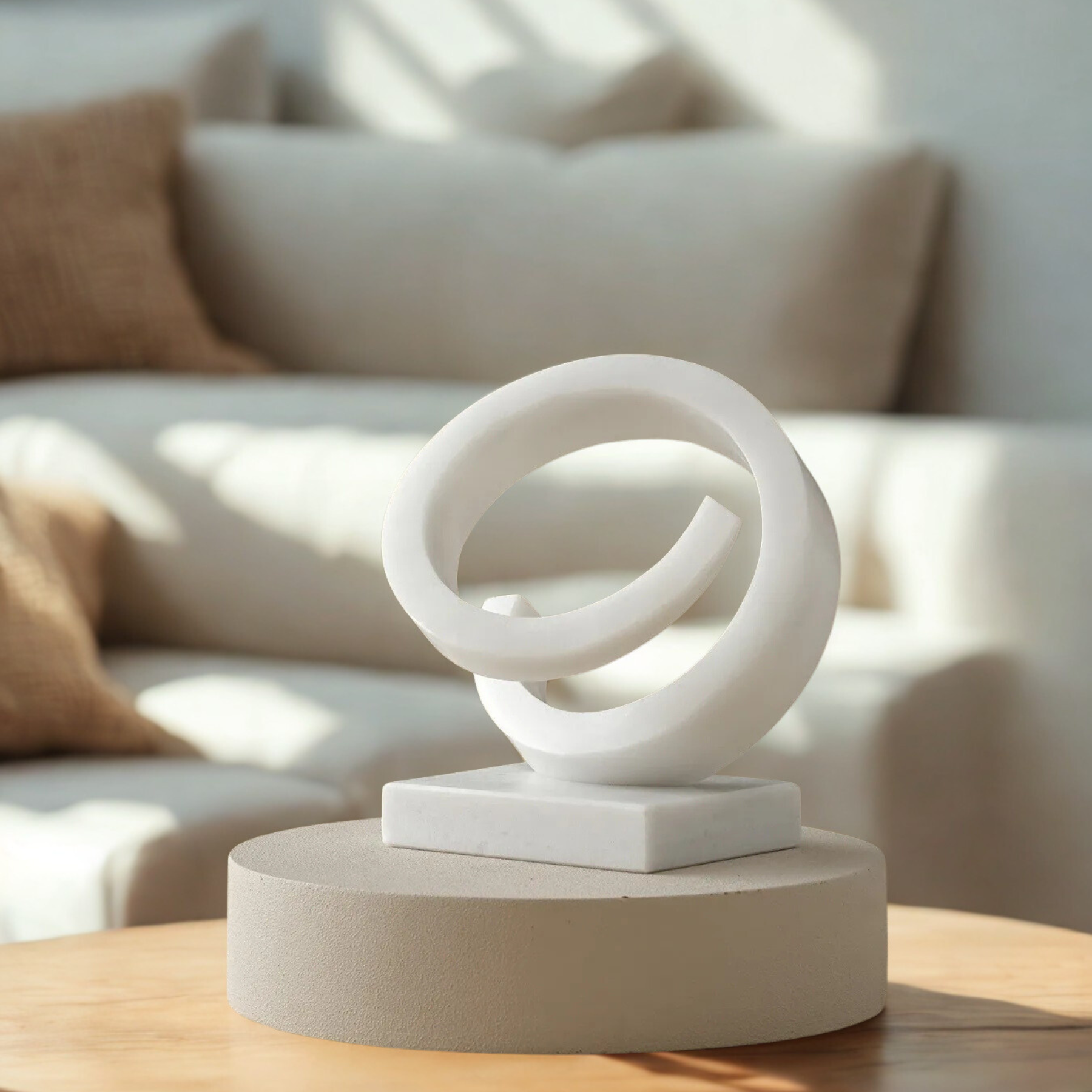 Marble Spiral Sculpture – Standard