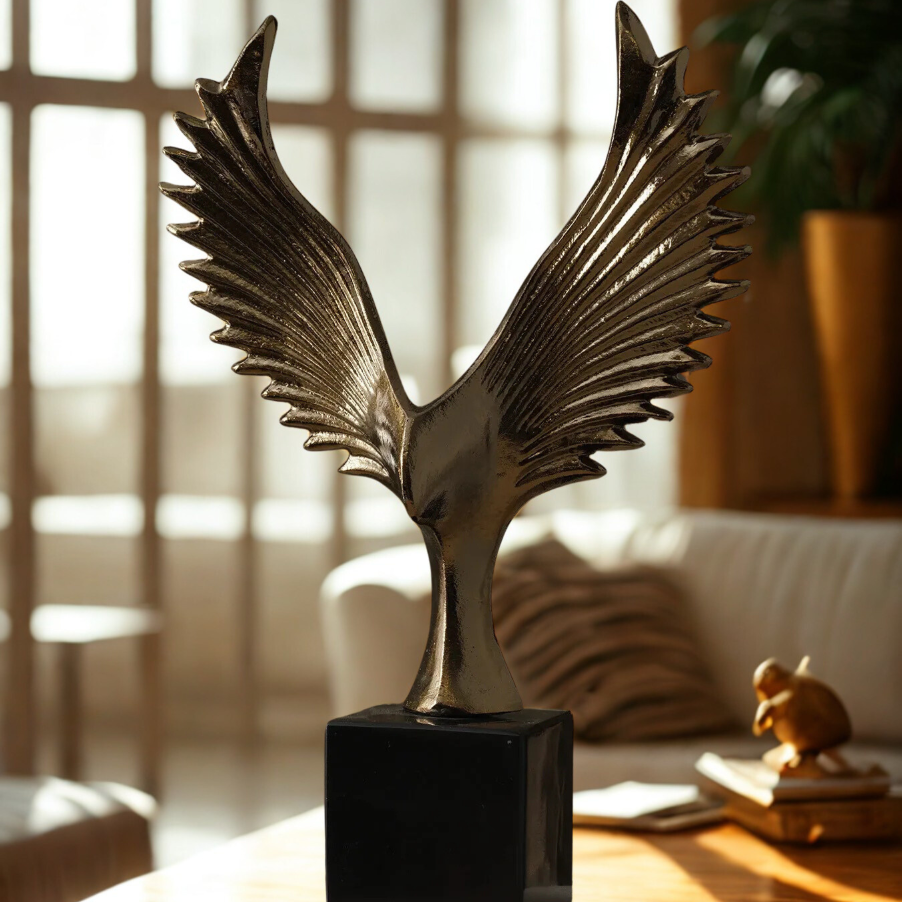 Golden Wings Sculpture – Standard
