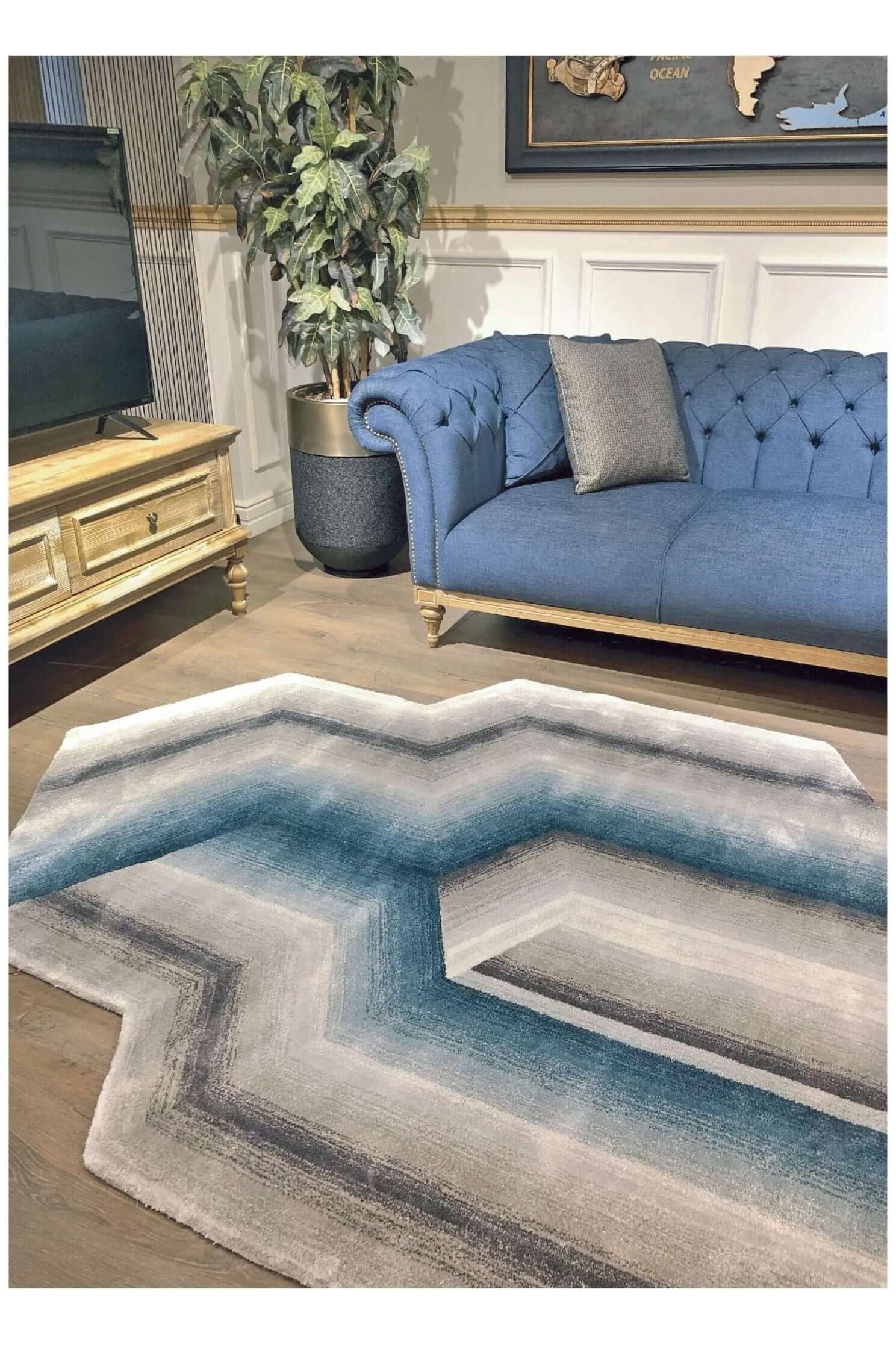 #Turkish_Carpets_Rugs# #Modern_Carpets# #Abrash_Carpets#Cascade 001-J