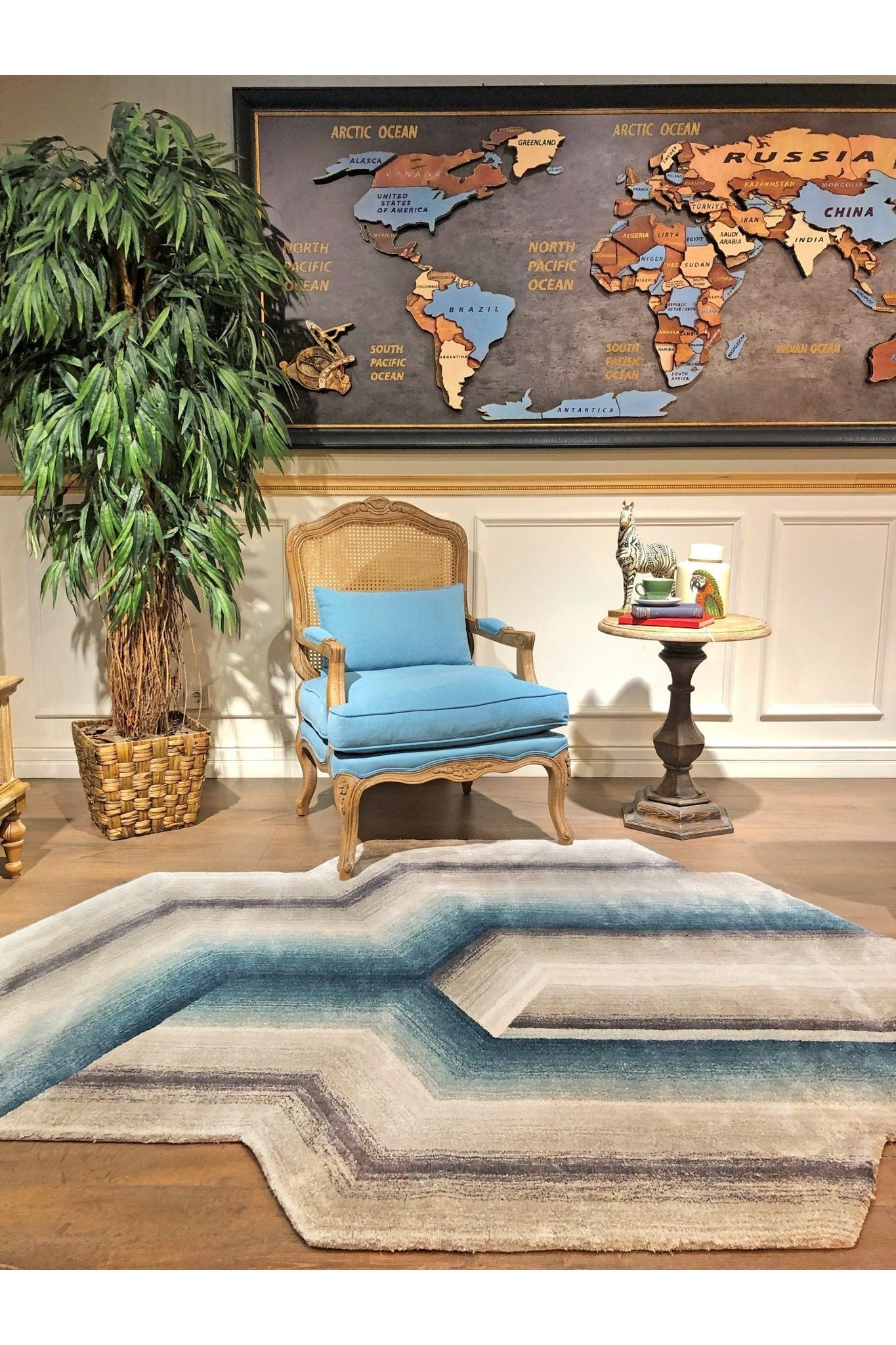 #Turkish_Carpets_Rugs# #Modern_Carpets# #Abrash_Carpets#Cascade 001-J