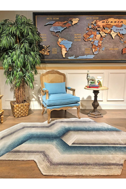 #Turkish_Carpets_Rugs# #Modern_Carpets# #Abrash_Carpets#Cascade 001-J