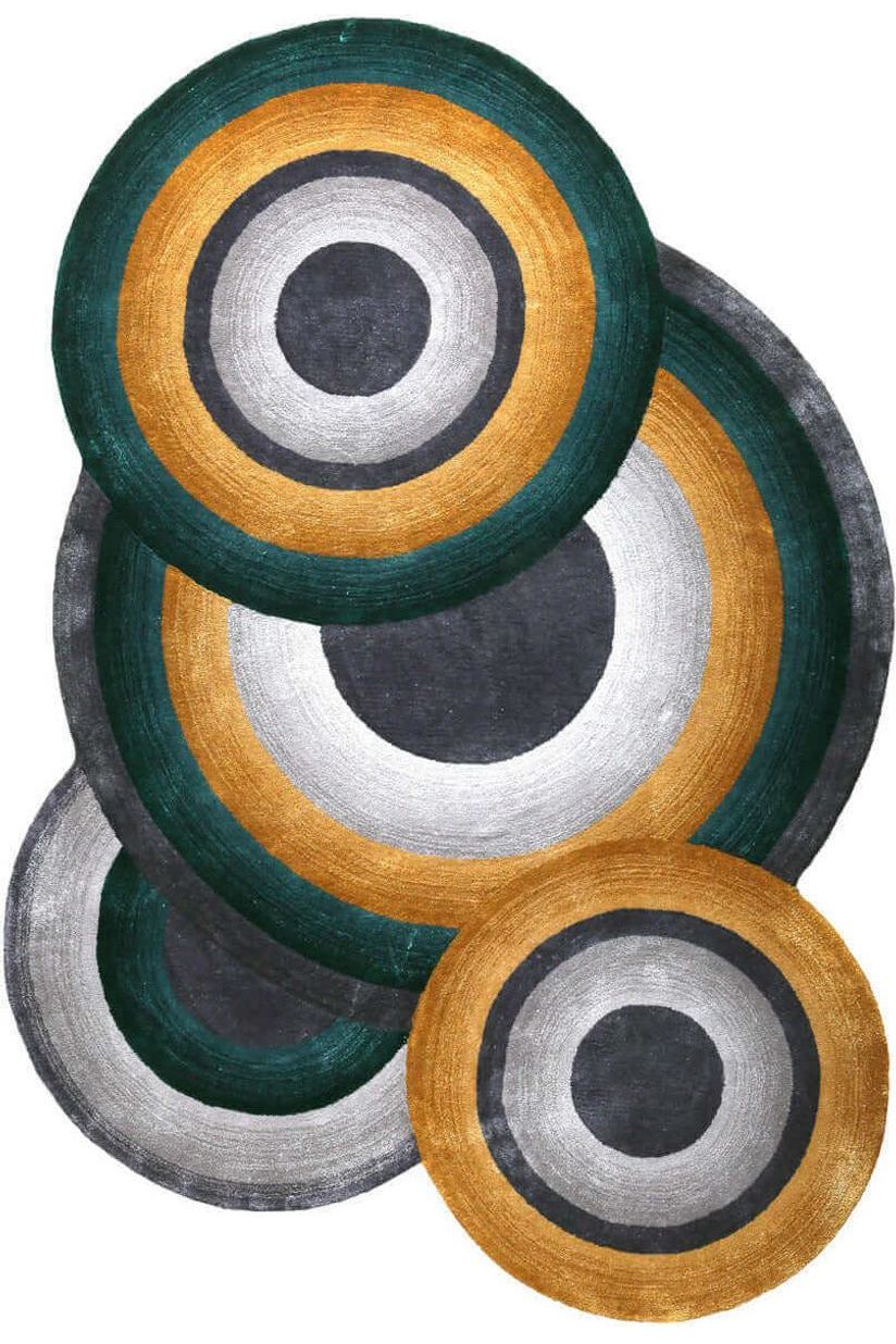 #Turkish_Carpets_Rugs# #Modern_Carpets# #Abrash_Carpets#Circle 001-H