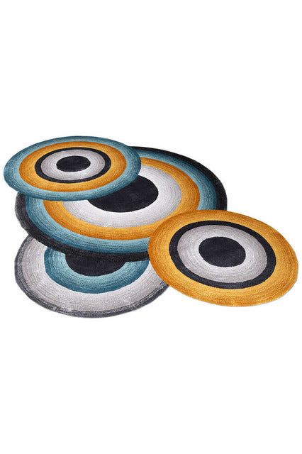 #Turkish_Carpets_Rugs# #Modern_Carpets# #Abrash_Carpets#Circle 001-J