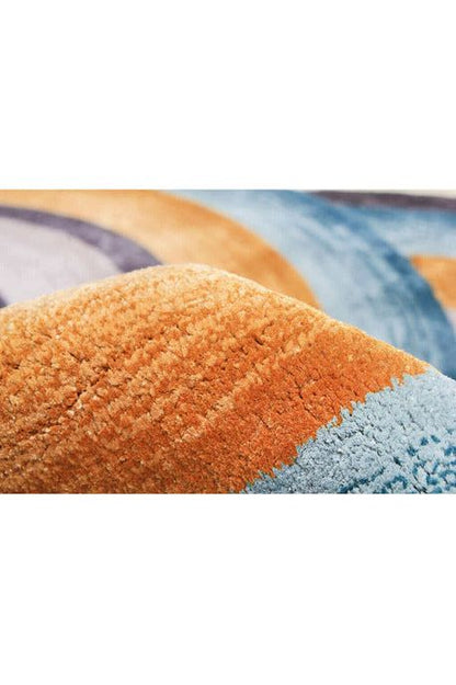 #Turkish_Carpets_Rugs# #Modern_Carpets# #Abrash_Carpets#Circle 001-J