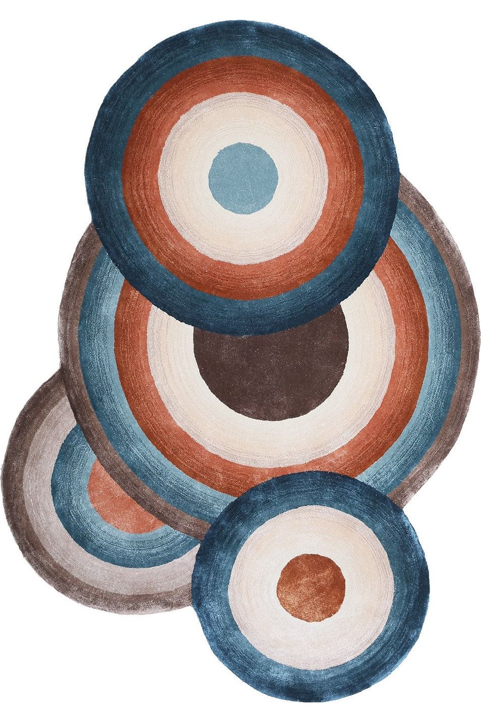 #Turkish_Carpets_Rugs# #Modern_Carpets# #Abrash_Carpets#Circle 001-N
