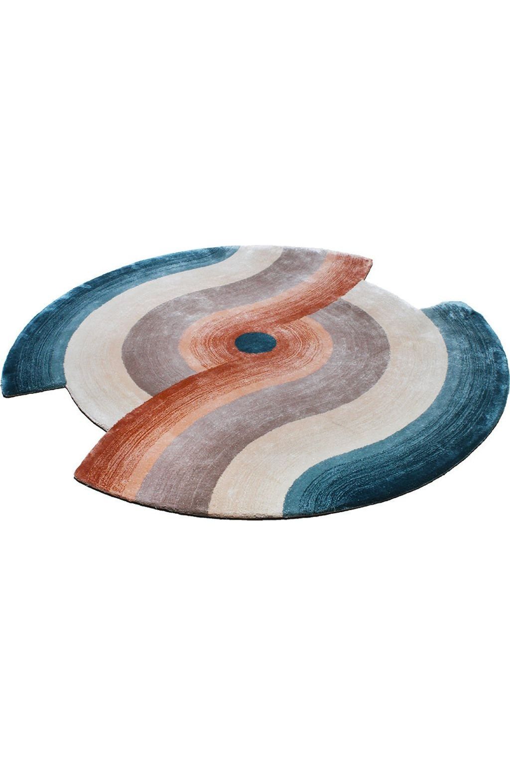 #Turkish_Carpets_Rugs# #Modern_Carpets# #Abrash_Carpets#Circle 004-N