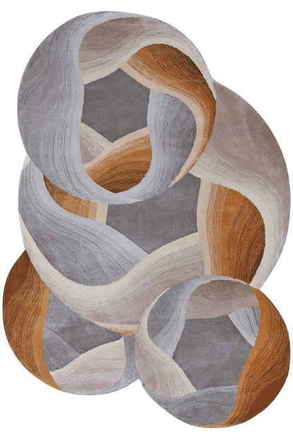 #Turkish_Carpets_Rugs# #Modern_Carpets# #Abrash_Carpets#Circle 005-C