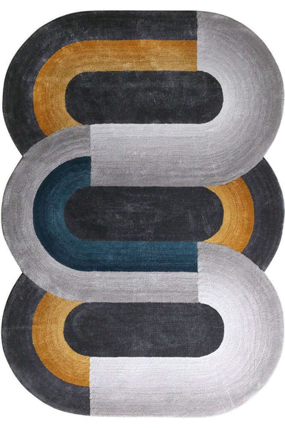 #Turkish_Carpets_Rugs# #Modern_Carpets# #Abrash_Carpets#Geo 002-B