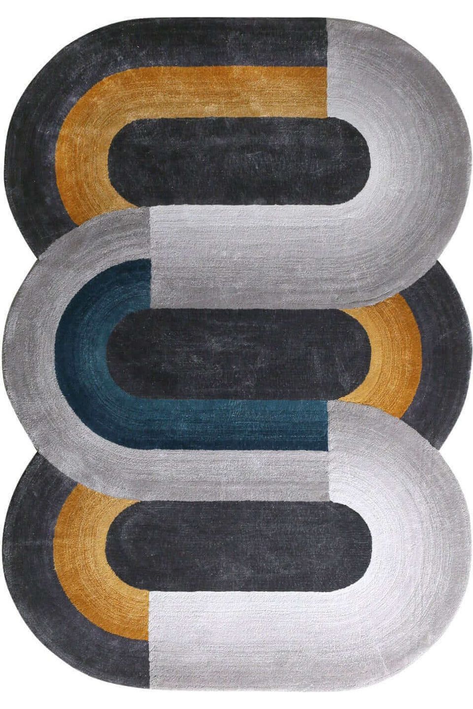 #Turkish_Carpets_Rugs# #Modern_Carpets# #Abrash_Carpets#Geo 002-B