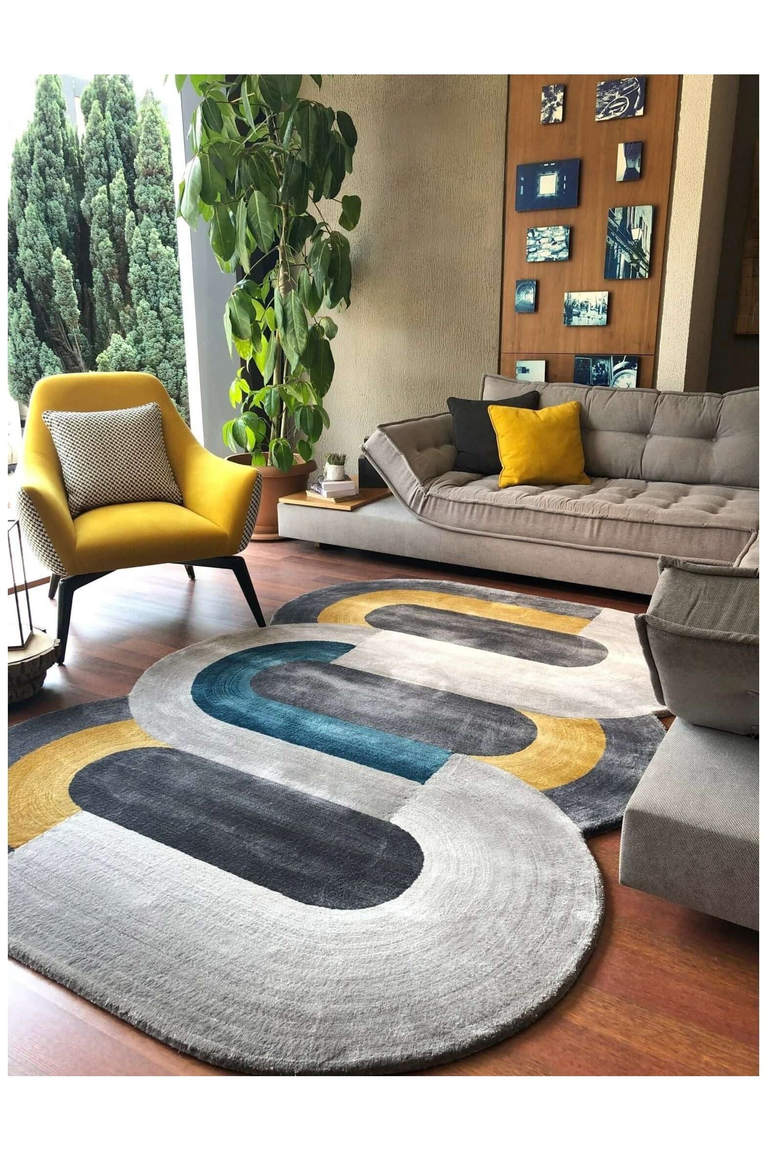 #Turkish_Carpets_Rugs# #Modern_Carpets# #Abrash_Carpets#Geo 002-B