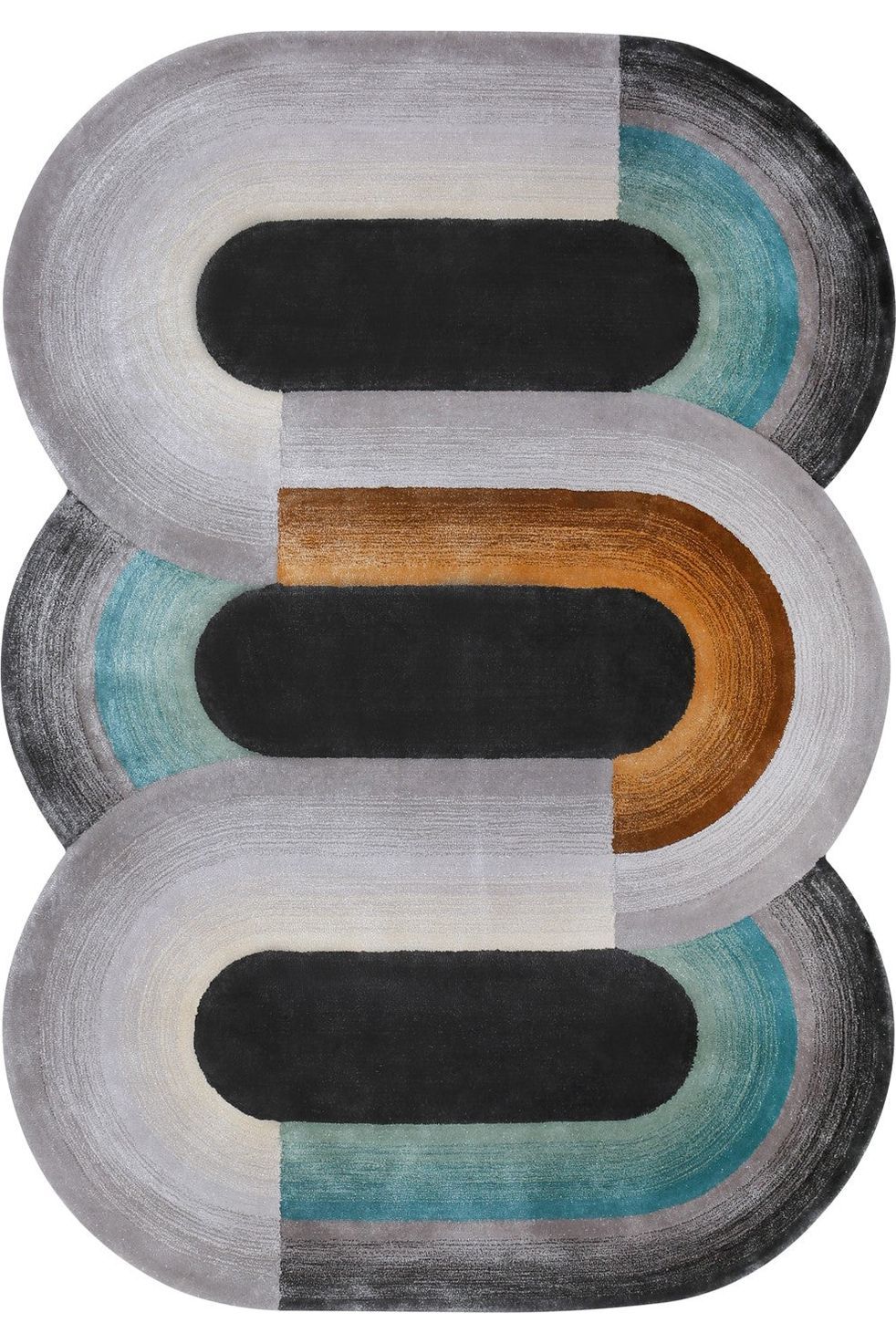 #Turkish_Carpets_Rugs# #Modern_Carpets# #Abrash_Carpets#Geo 002-T