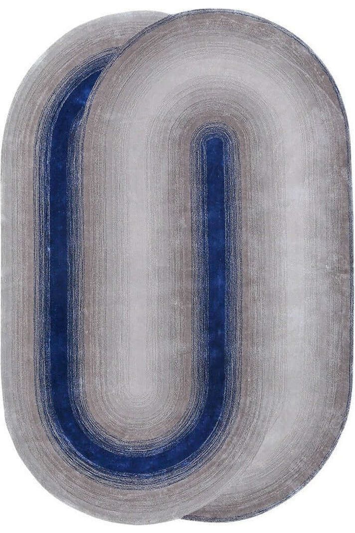 #Turkish_Carpets_Rugs# #Modern_Carpets# #Abrash_Carpets#Geo 005 Lacivert
