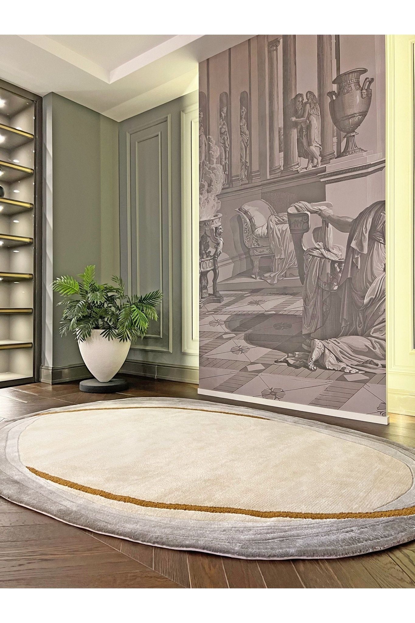#Turkish_Carpets_Rugs# #Modern_Carpets# #Abrash_Carpets#Ovoid 001-F