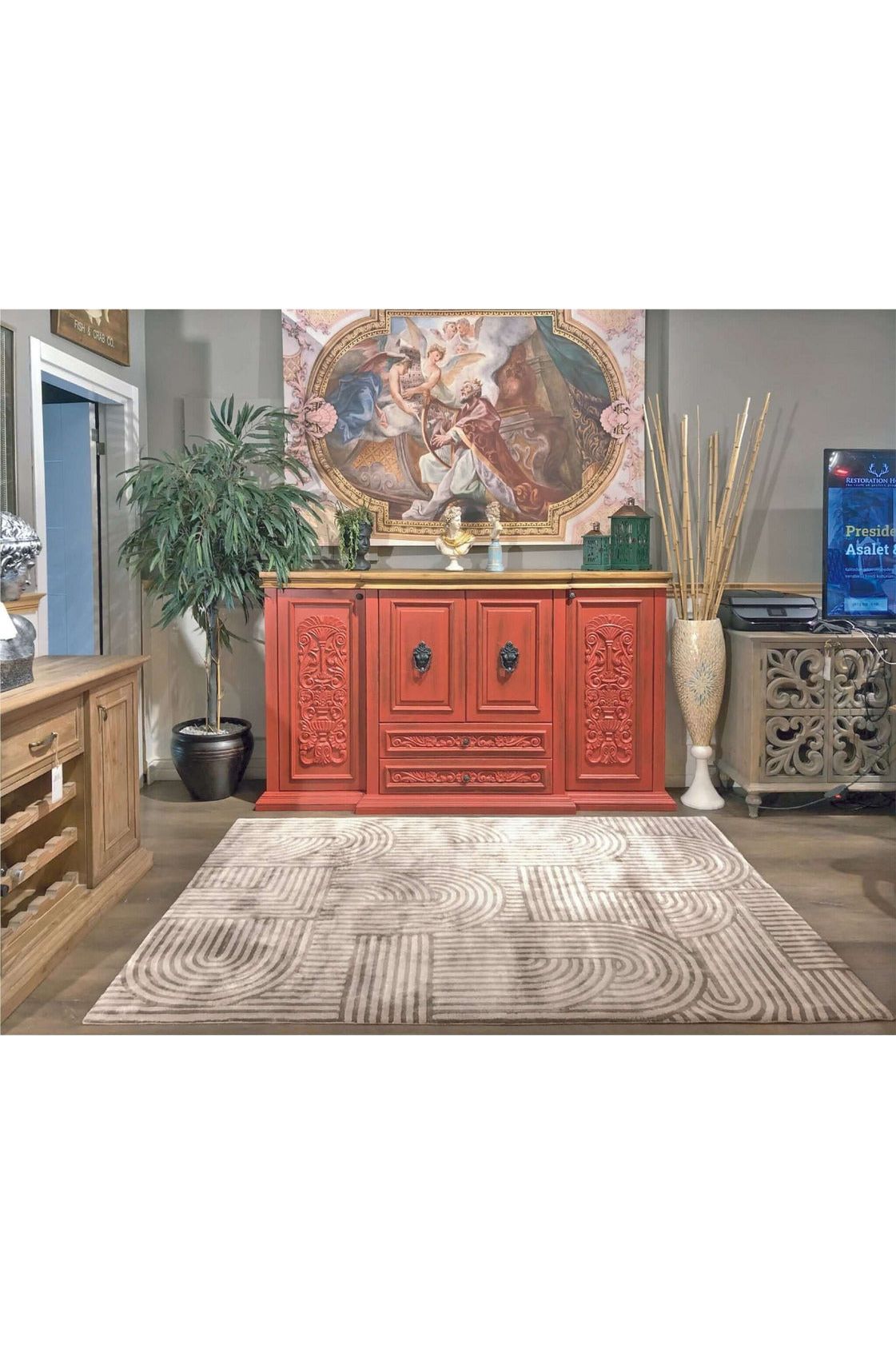 #Turkish_Carpets_Rugs# #Modern_Carpets# #Abrash_Carpets#Trace 003 Bej